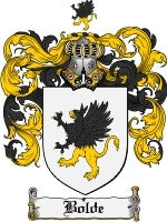 Bolde coat of arms family crest download