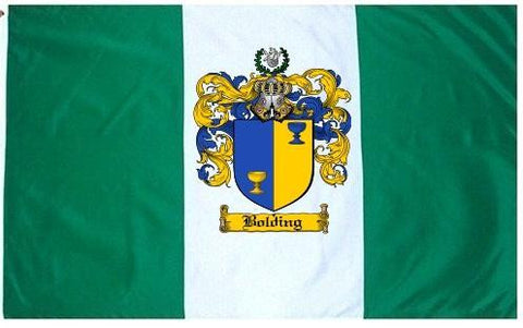 Bolding family crest coat of arms flag