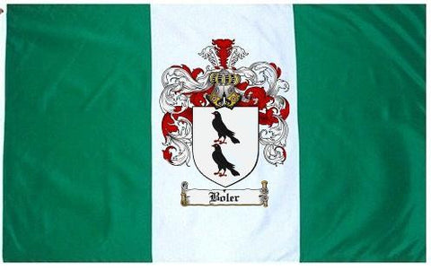 Boler family crest coat of arms flag