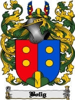 Bolig coat of arms family crest download
