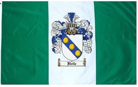 Bolle family crest coat of arms flag
