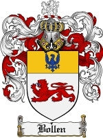 Bollen coat of arms family crest download