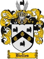 Bolles coat of arms family crest download