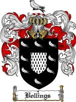 Bollings coat of arms family crest download