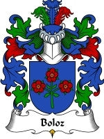 Boloz coat of arms family crest download