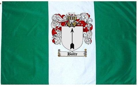 Bolte family crest coat of arms flag