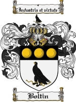 Boltin coat of arms family crest download