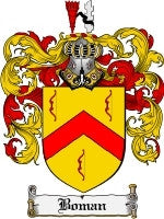 Boman coat of arms family crest download