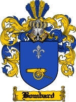Bombard coat of arms family crest download