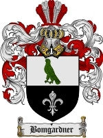 Bomgardner coat of arms family crest download