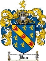 Bon coat of arms family crest download