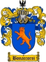 Bonaccorsi coat of arms family crest download