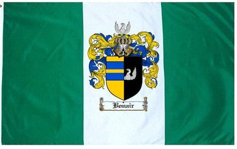 Bonair family crest coat of arms flag