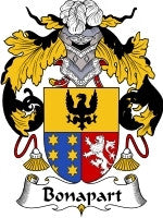 Bonapart coat of arms family crest download