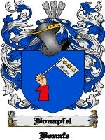 Bonapfel coat of arms family crest download