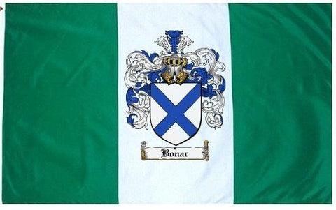 Bonar family crest coat of arms flag