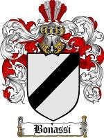 Bonassi coat of arms family crest download