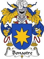 Bonastre coat of arms family crest download