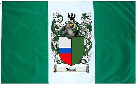 Bonat family crest coat of arms flag