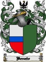 Bonato coat of arms family crest download