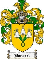 Bonazzi coat of arms family crest download
