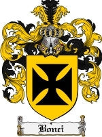 Bonci coat of arms family crest download
