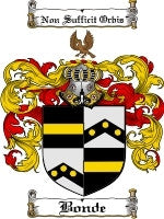 Bonde coat of arms family crest download