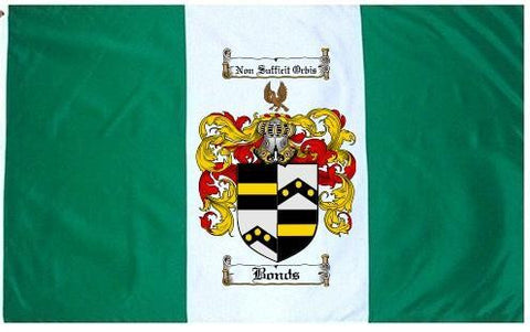 Bonds family crest coat of arms flag