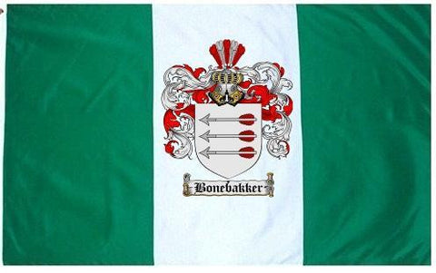 Bonebakker family crest coat of arms flag