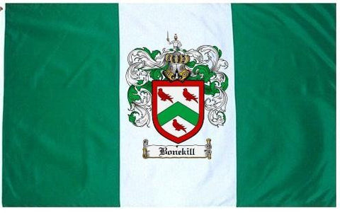 Bonekill family crest coat of arms flag