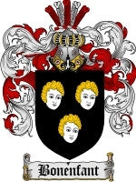 Bonenfant coat of arms family crest download