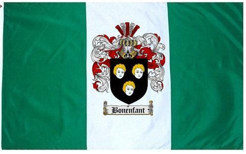 Bonenfant family crest coat of arms flag