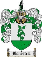Bonesteel coat of arms family crest download