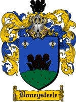 Boneysteele coat of arms family crest download
