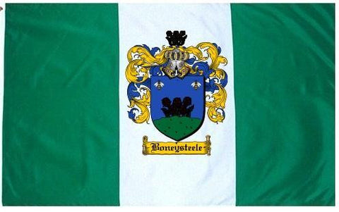 Boneysteele family crest coat of arms flag