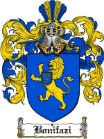 Bonifazi coat of arms family crest download