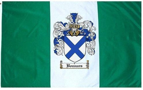Bonnars family crest coat of arms flag