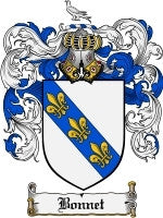 Bonnet coat of arms family crest download