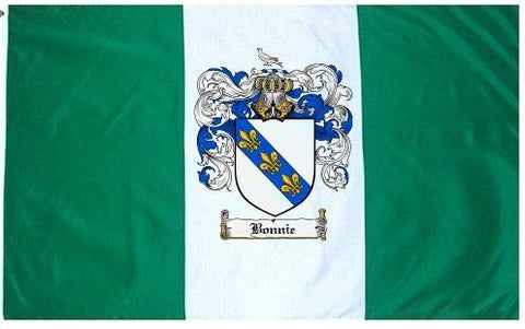 Bonnie family crest coat of arms flag