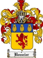 Bonnier coat of arms family crest download