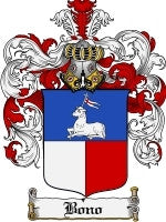 Bono coat of arms family crest download