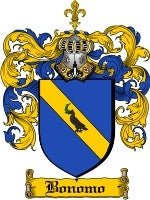 Bonomo coat of arms family crest download