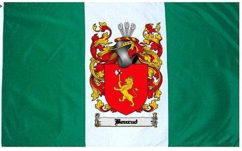 Bonrud family crest coat of arms flag