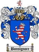 Bonsignore coat of arms family crest download