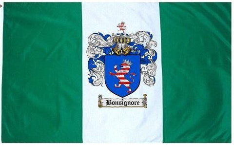 Bonsignore family crest coat of arms flag