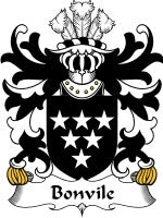 Bonvile coat of arms family crest download