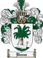 Boom coat of arms family crest download
