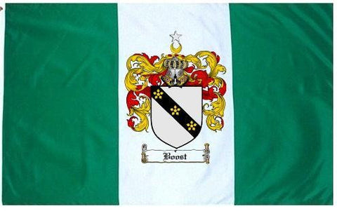 Boost family crest coat of arms flag