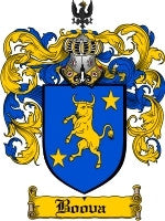 Boova coat of arms family crest download