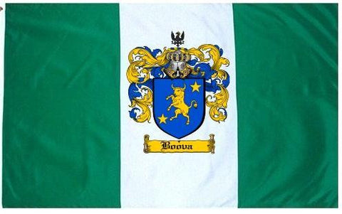 Boova family crest coat of arms flag